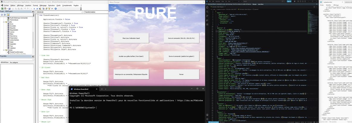 Automatisation et programmation réalisées par Atelier 7